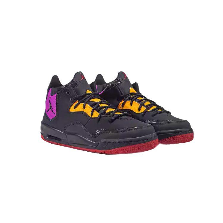 Jordan Courtside 23 Slip Resistant Cushioning Abrasion Resistant Mid top Casual Shoes Black Unisex AR1002-400