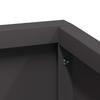Garden Planter Black 80 X 80 X 50 Cm Cold Rolled Steel