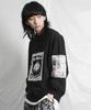 Deumakeu Square Graphic Sweatshirt Black