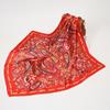 New Women Silk Scarf For Neck Hair Designer Bag Warp Soft Neckerchief Hijab Headscarf Female Foulard Print Paisley Scarf 90*90cm