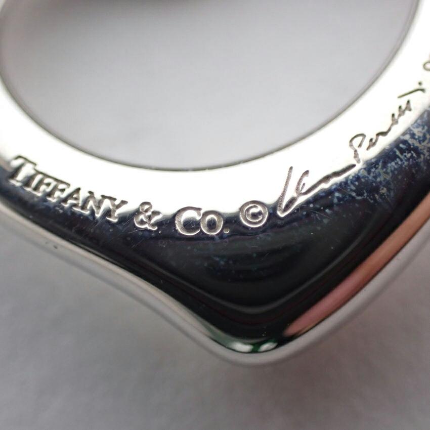 [Used] TIFFANY/Tiffany 925 Open Heart Pendant/Necklace/j63-1