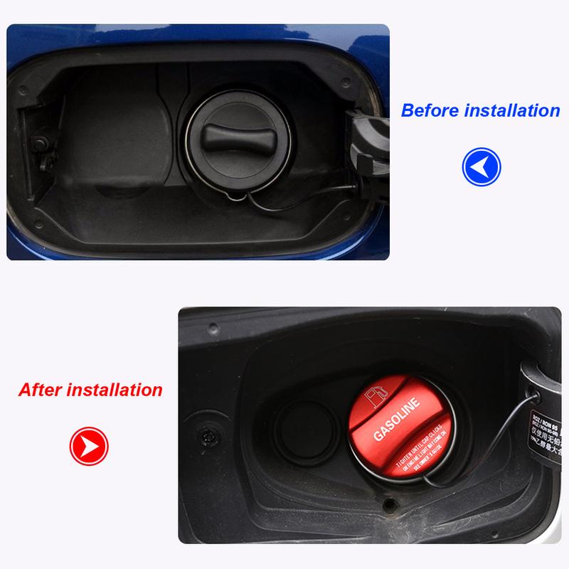 Aluminum Alloy Fuel Tank Cap Cover Trim For BMW X1 X2 X3 X4 X5 X6 F10 F15 F16 F25 F26 F30 F34 F35 F48 F47 G30 G3
