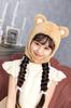 Clearstone Cosplay Halloween Fluffy Beige Headgear, Bear, Kids,