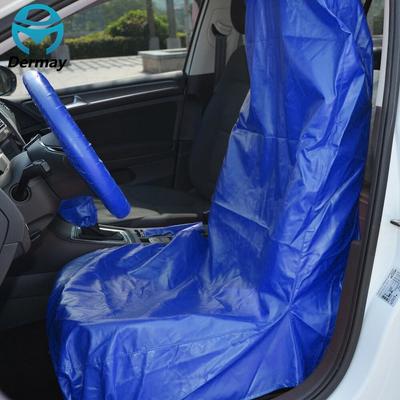 5PCS AUTO REPAIR SERVICE CAR SEAT PROTECTOR COVERS Black Blue Washable PU Leather 4S Shop Car Accessories Interior Repair Tools