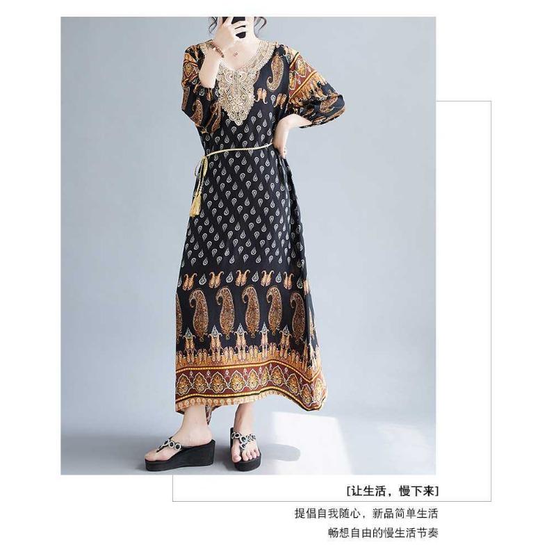 Summer New Women's Long Lady Dresses Dresses