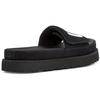 Laton Slide Slippers Women's Black Silver 1110110-BSVR
