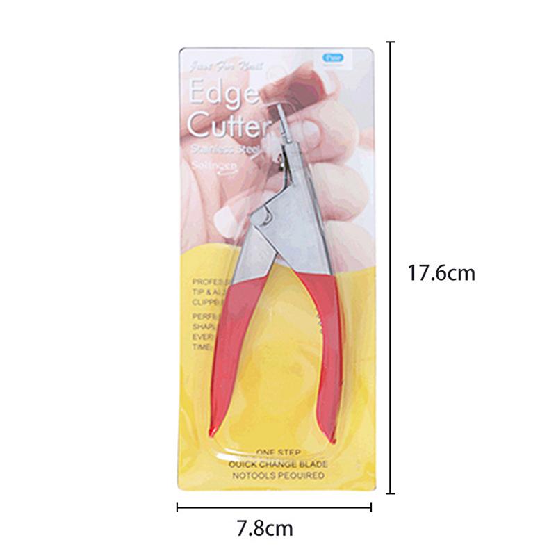 

Professional U-Shaped French False Nail Scissors Acrylic Nail Clipper Fake Nail Tips Cutter Manicure Tools for Nail Care