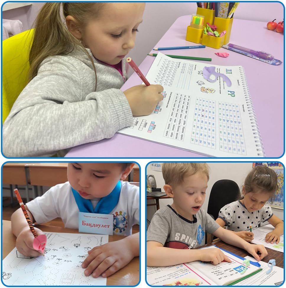 Children's Pen Grip Writing Aid Grip Posture Correction Stationery Pencil Holder For Kids Handwriting Training Correction Device