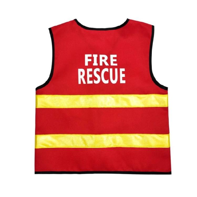 1/2/3/6pcs Firefighter Costume Fire Fighter Costume Halloween Dress Up Costumes