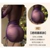 Domila Sexy Underwear Perspective Long Sleeve Hip Wrap Dress Passion Hot Sexy Uniform Temptation Pajama Set