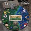 Hunter X Hunter Round Area Rug Carpet Rug For Living Room Bedroom Sofa Playroom Decor Nonslip Floor Mat