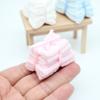Model Bath Towel Dollhouses Kitchen 1:12 Scale Realistic Bathroom Bath Towel Model for Shower Creative Fun