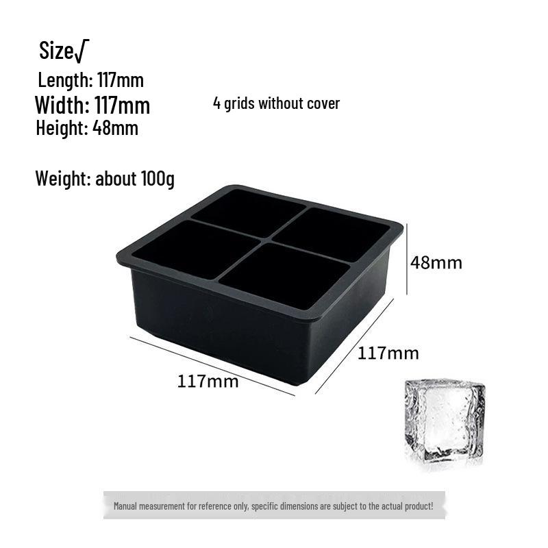 Silicone Skull Ice Cube Mold Tray for Whiskey and DIY Frozen Treats