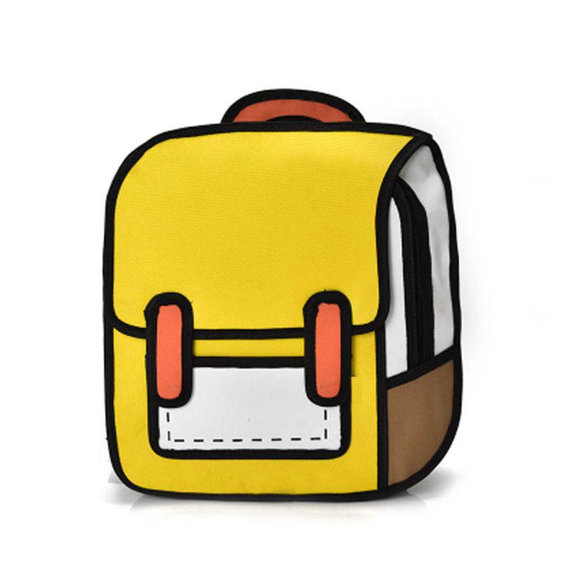 2d drawing backpack