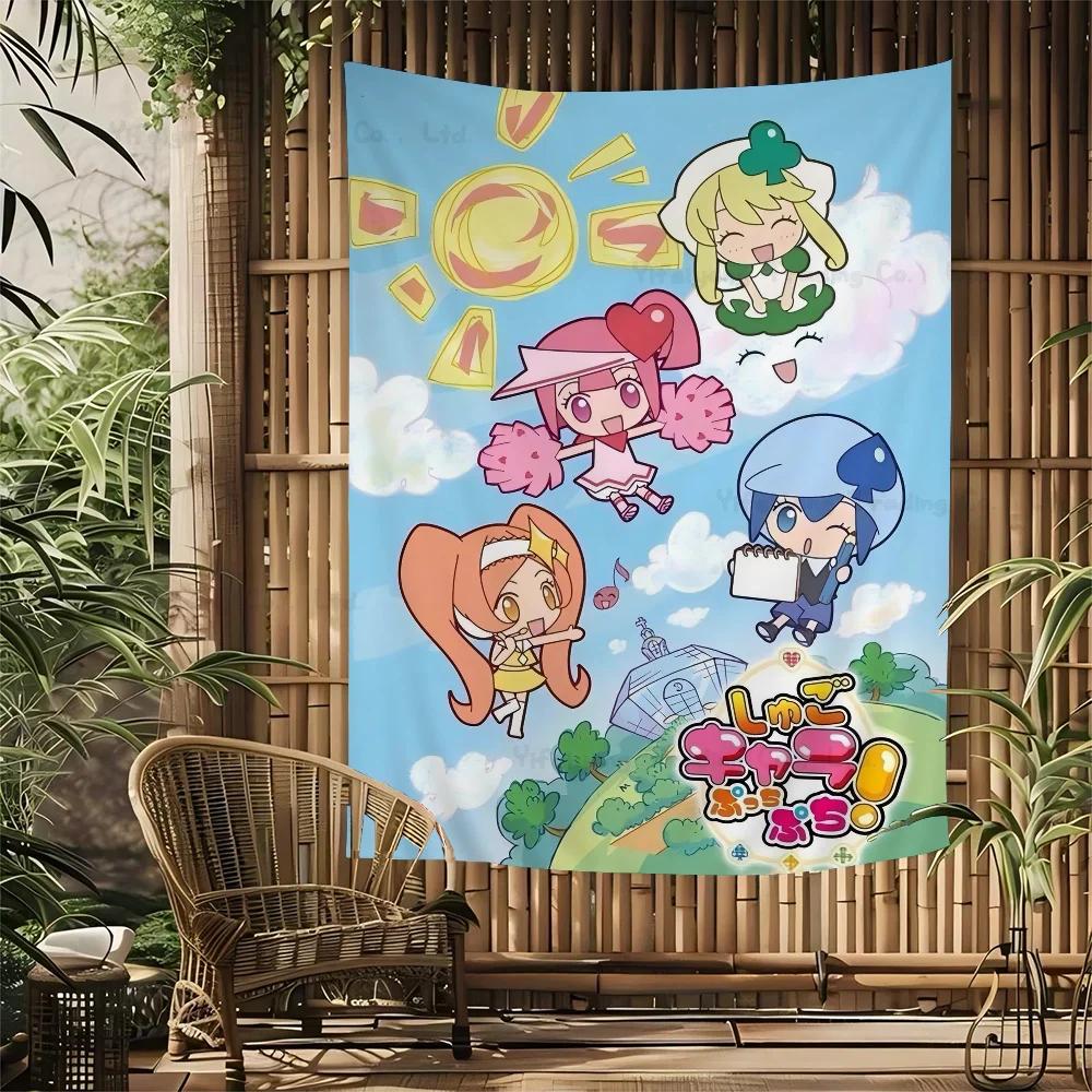 Shugo Chara Japan Anime Tapestry Art Printing Bohemian Wall Tapestries Mandala Decor Blanket