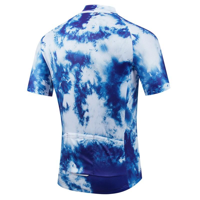 Herren Kurzarm Radtrikot Atmungsaktiv Fahrradfahren Sportbekleidung Rennrad Mountainbike
