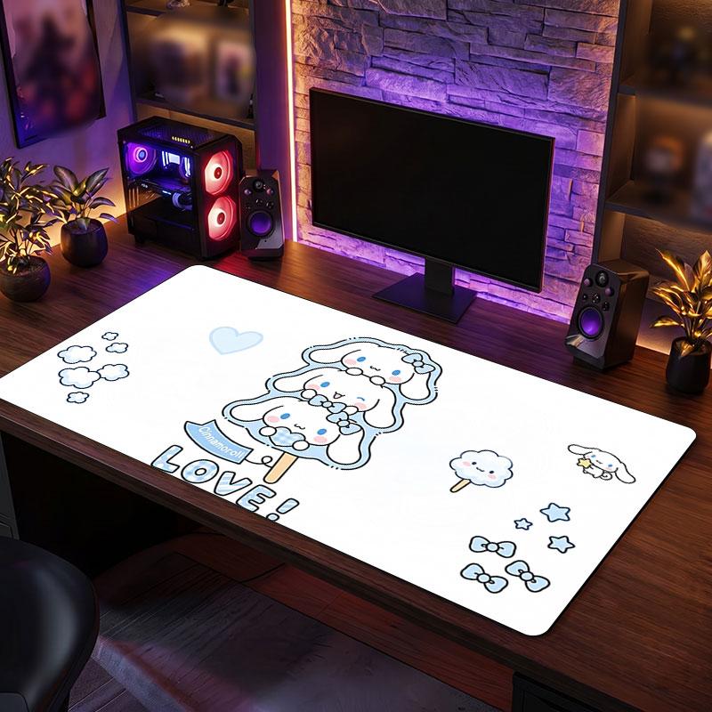 Big Mouse PadCinnamoroll Extended Soft Desk Mat Gaming Office Computer Table Decor Mat
