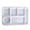PYTHONIC Commercial 6-Compartment Melamine Meal Tray