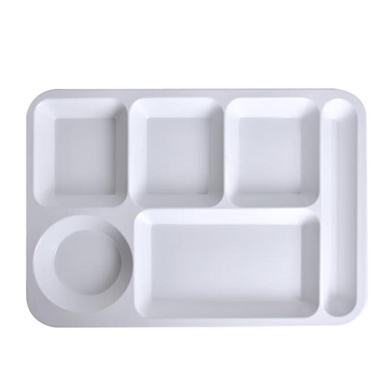 PYTHONIC Commercial 6-Compartment Melamine Meal Tray