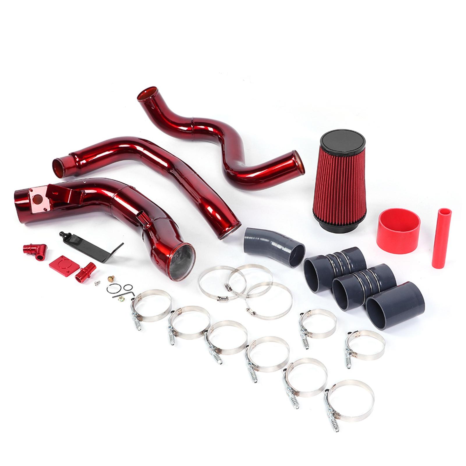 

Red Aluminum Cold Air Intake Kit Fit for Ford F250 F350 F450 F550 6.0L 2003‑2007