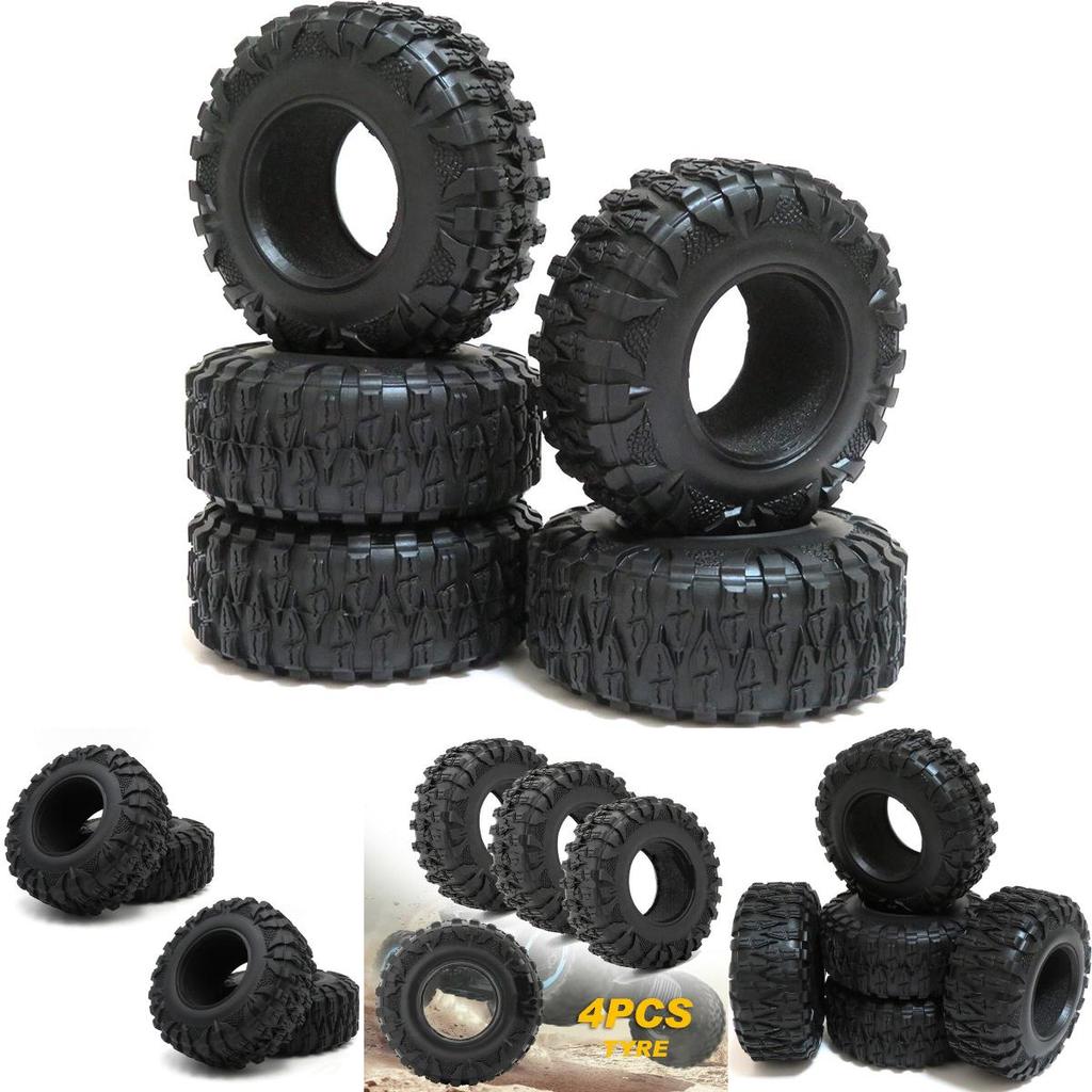 Rugged 2.2'' 120mm Dragon Claw Tires For 1/10 Axial Trx4 Rc Car With Foam Inserts