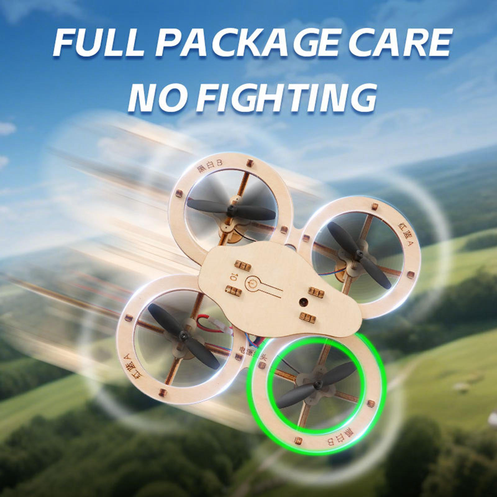 

DIY Wooden Assembly RC Aircraft Kit Birthday Gift Unique Handmade Material Package