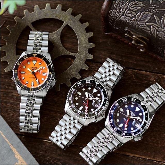 Seiko SEIKO5 Sports Mechanical SSK003K1 Product GMT Movement Navy Blue Automatic Manual Winding SKX Sports Style (Domestic Number SBSC003) [Item]