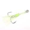 Luminous Double Jig Hook for Sea Fishing - Steel Wire for King & Spanish Mackerel, Sea Bass