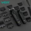 New Original Professional Home Hair Clippers Rechargeable Hair Trimmer Metal Body Haircut Machine DLC Blade Clippers for Man V-197 V-995 A Set
