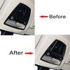 Carbon Fiber Car Roof Reading Light Frame Trim For BMW 5 Series F10 F07 X3 F25 X4 F26 2011-2017 Car Interior