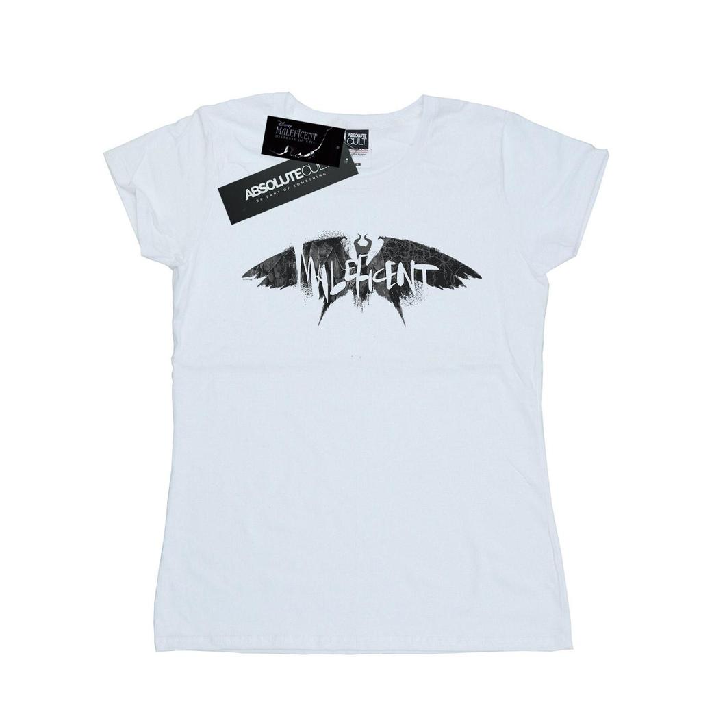 Disney Womens/Ladies Maleficent Mistress Of Evil Wings Silhouette Cotton T-Shirt