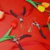 4 Pack Jewelry Pliers Jewelry Making Pliers Tools Kit with Needle Nose Pliers/Chain Nose Pliers, Round Nose Pliers