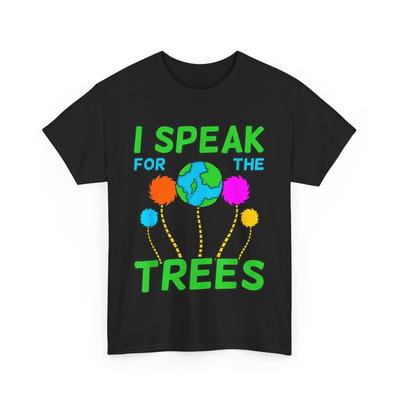 Tag der Erde T-Shirt, Ich spreche für Bäume Rette Erde Planet Niedliches Shirt