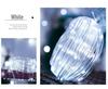 Colorful Outdoor Solar LED Tube Strip Lights - USB/Battery Powered Christmas Lighting with Copper Wire