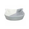 Ceramic Bowl - TRIXIE - 0.2 L - Ø 13 Cm - Grey/White - Round - Kitchen - Pet Bowl - Ceramic