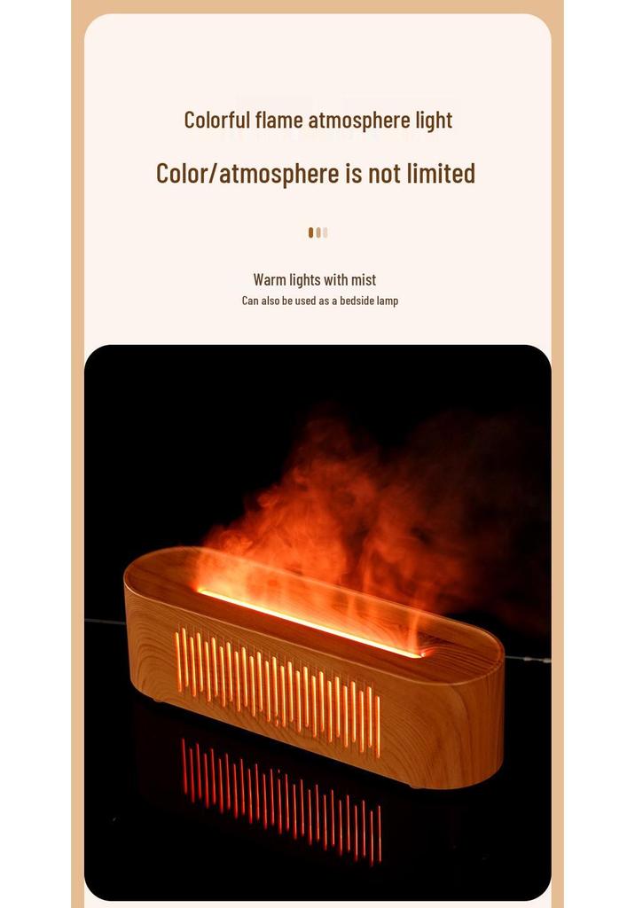 2025 Aroma Diffuser: Simulated Flame, Automatic Sprayer, Essential Oil Air Purifier & Fragrance Machine