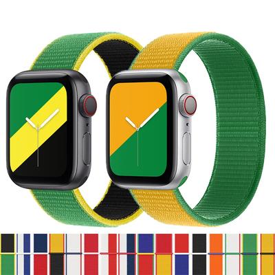 Nylon-Schlaufenband für Apple Watch-Armband 44 mm 40 mm iWatch-Armband 38 mm 42 mm Smartwatch-Armband Correa-Armband Apple Watch 6 se 5 4 3