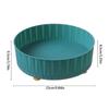 Multipurpose 360 Rotation Non-Skid Spice Rack Pantry Cabinet Turntable With Wide Base Storage Bin Fruit Cosmetics Storage Tray