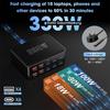Universal 10 Port USB Chargers 330W Highly Speed QC3.0 Multiple Device Charging Hubs For Home Office Travel Use