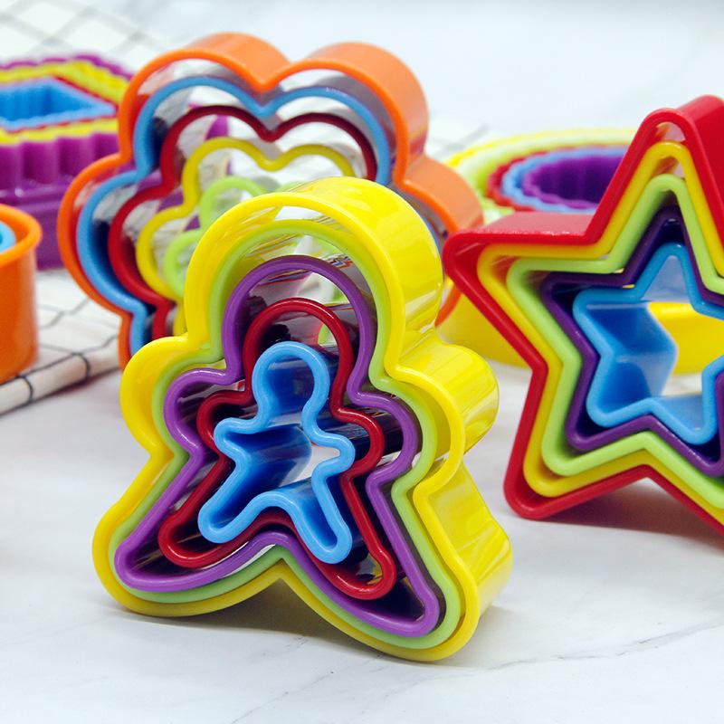 Practical Plastic Clay Mold DIY Flower Tree Star Professional Earring Cutting Mold Polymer Clay Pottery Pottery Making Tools