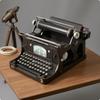 Model vintage psacího stroje Kovový Retro Stolní dekorace na stůl, do kavárny