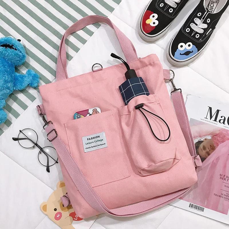 Women's Bag Crossbody Handbag Female Shopper Fashion Simple Quality Bolsas Korean Designer Shoulder Canvas Bags for Women Tote