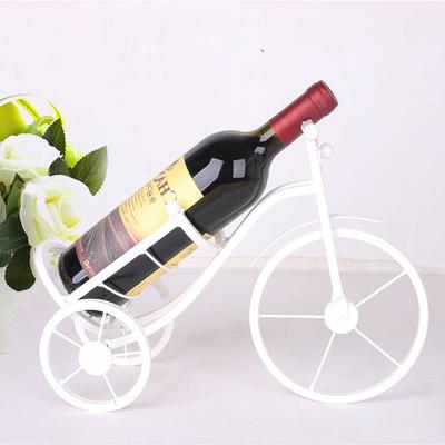 Vintage European Style Metal Tricycle Ornaments Display  Wine Bottle Holder Table Home Deco