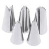 5Pcs/set Leaves Cream Decorated Mouth Nozzles Stainless Steel Baking Tools Nozzles Pastry Cake Decorating Pastry Fondant Tools