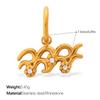 Luxury Zodiac Diamond Necklace Pendant – High-End Elegance In European & American Niche Design