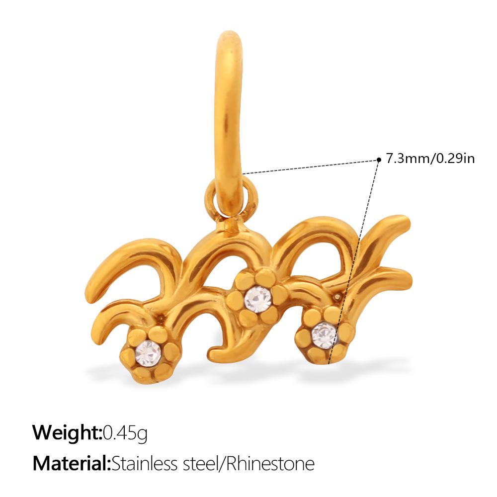 Luxury Zodiac Diamond Necklace Pendant – High-End Elegance In European & American Niche Design