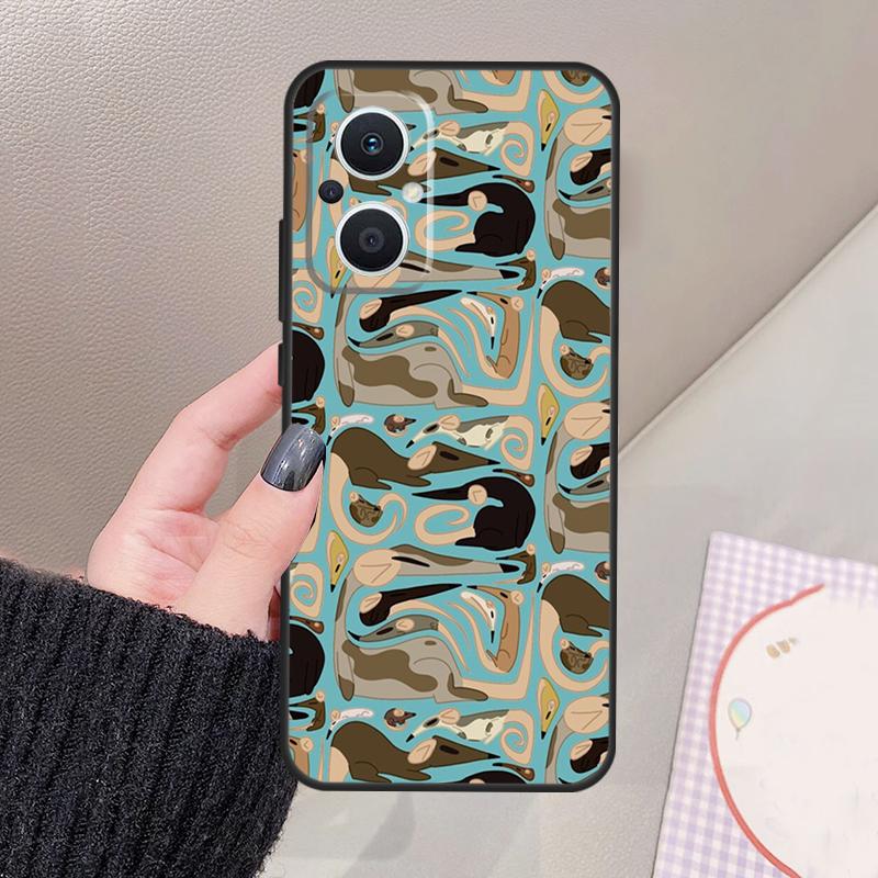 Cute Rattie Rats Funda For OPPO Reno 8 7 Lite 11F 12F 13F 14F 15F 10 12 13 14 Pro OPPO Find X8 X6 X9 Pro Case