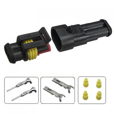 Car Part 2 Pin/3 Pin Way Sealed Waterproof Electrical Wire Auto Connector Plug Set  