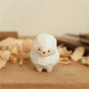Hand Carved Cats/Dog/Sheep/Bunnies Figurines Table Decoration for Living Room,Bathroom Wooden Animal Statue Home Decors