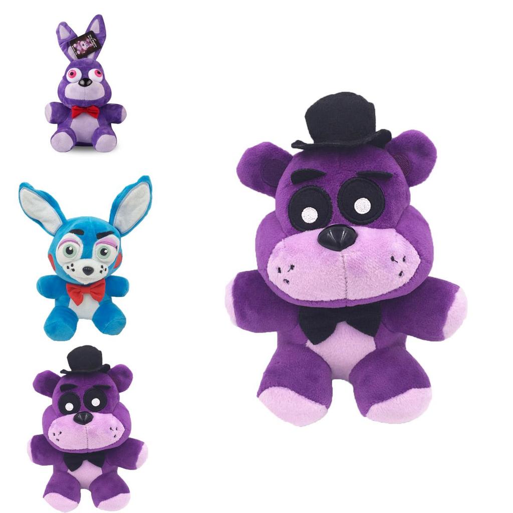 Fnaf Five Nights At Freddy's Freunde Plüschtier Weiches Geschenk 18/25cm Gelb Braun Lila Blau Rot Weiß
